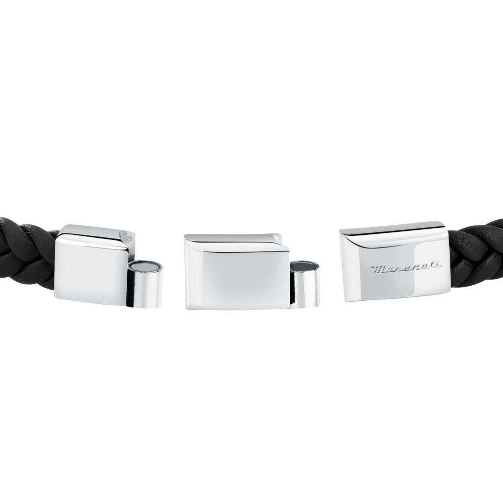 
                  
                    MASERATI MEN'S RECYCLED LEATHER BRACELET JM424AVE25-MASERATI-Eldorado Jewels
                  
                