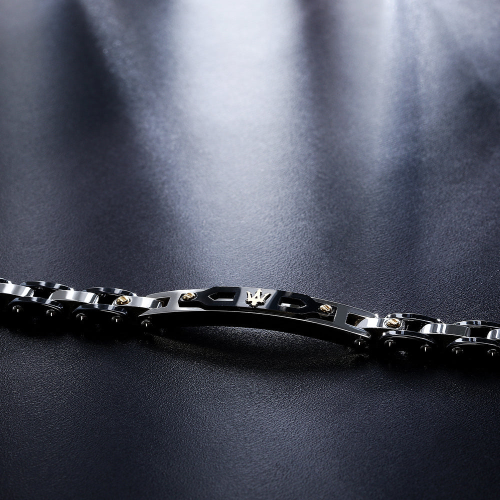 
                  
                    BRACCIALE UOMO MASERATI CERAMIC GOLD JM424AXU01-MASERATI-Eldorado Jewels
                  
                