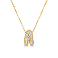 Ops Bubble Letters Necklace Letter A OPSCL-1019