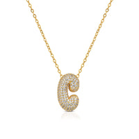 Ops Bubble Letters Necklace Letter C OPSCL-1021