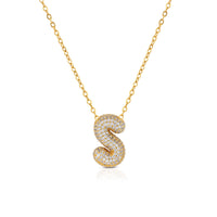 Ops Bubble Letters Necklace Letter S OPSCL-1033