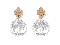 Amen Women's Tree of Life Earrings ORALABR