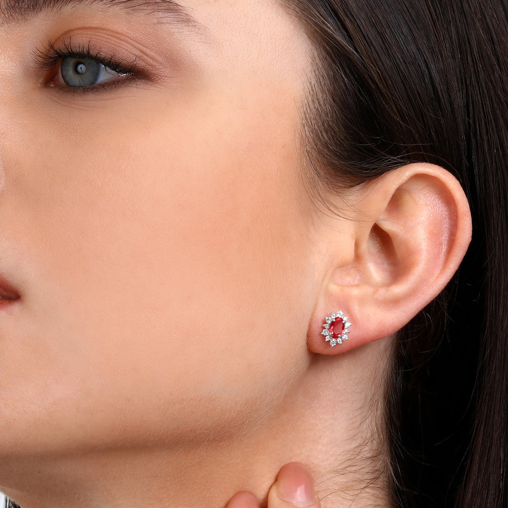 
                  
                    LIVE DIAMOND CLASSIC GEM STONE WOMEN'S EARRINGS LDW100173
                  
                