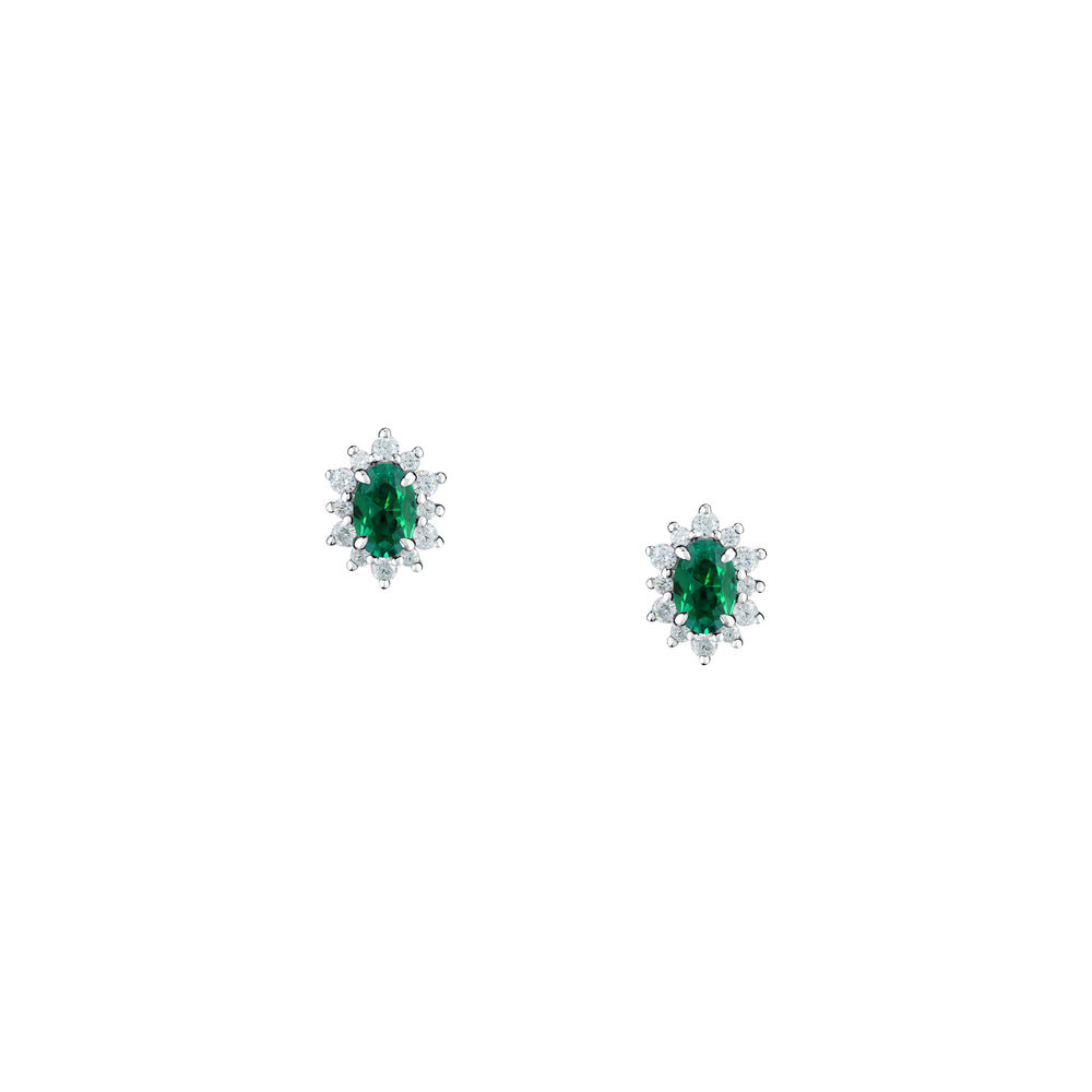 LIVE DIAMOND CLASSIC GEM STONE WOMEN'S EARRINGS LDW100175