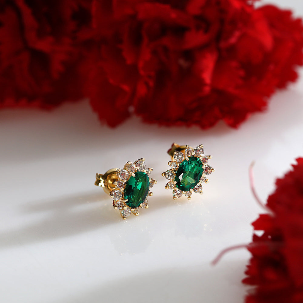 
                  
                    LIVE DIAMOND CLASSIC GEM STONE WOMEN'S EARRINGS LDY100175
                  
                