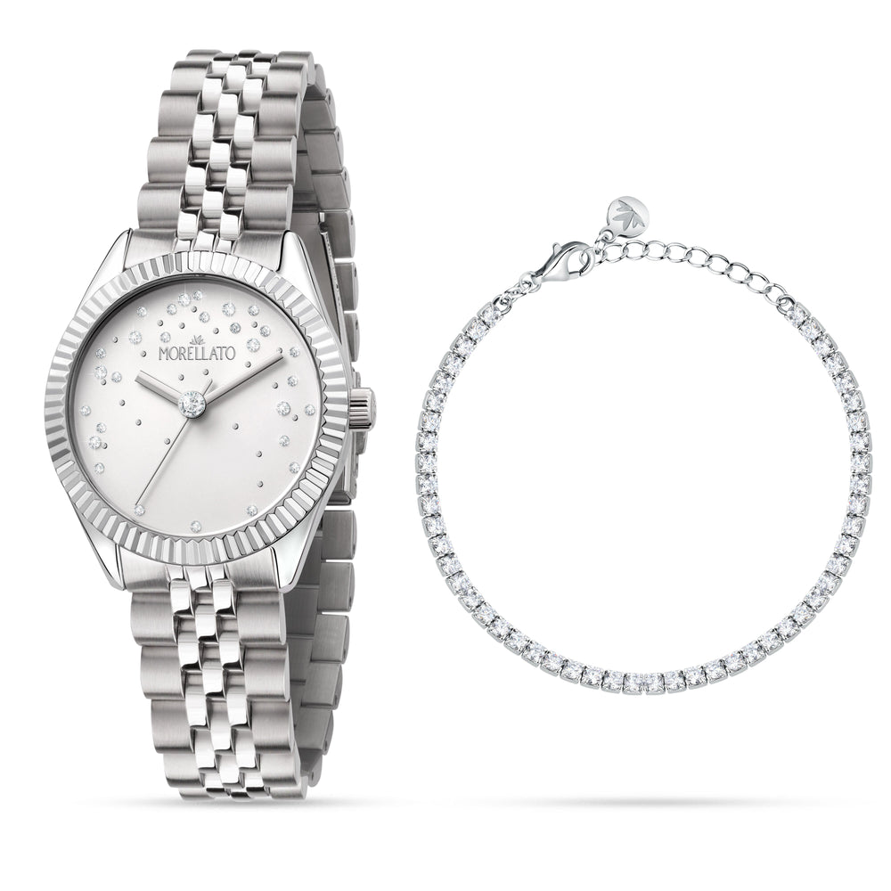 
                  
                    OROLOGIO DONNA MORELLATO MAGIA R0153165537
                  
                