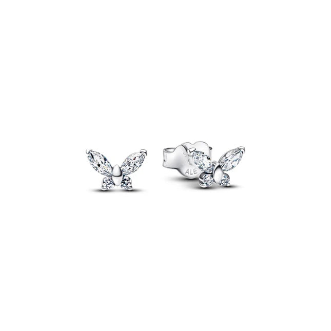 Orecchini Pendenti Cuore Pavé Rosa Pandora 294263C01