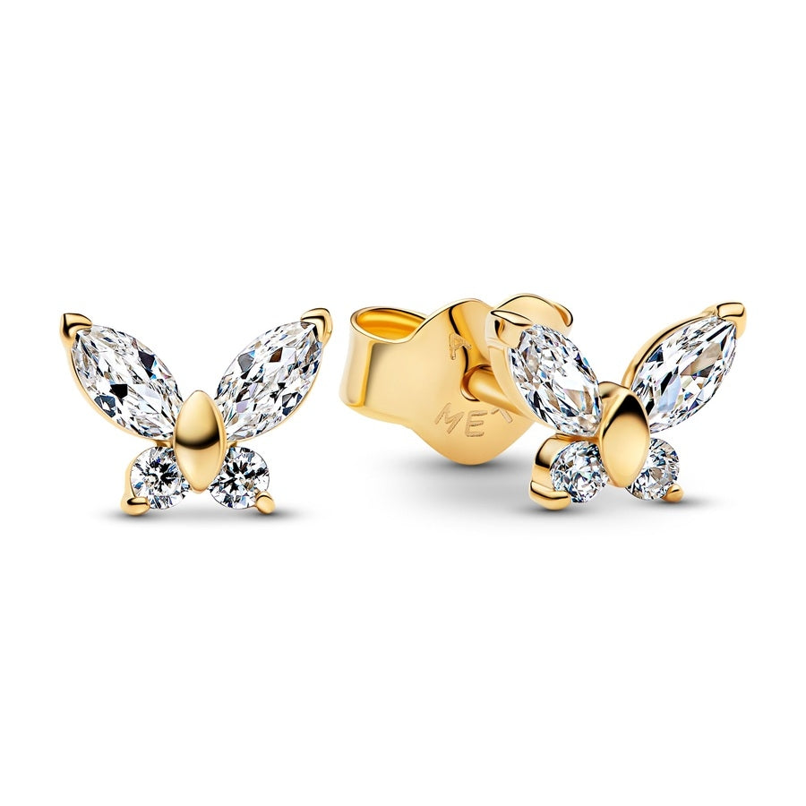 Orecchini a Cerchio Logo Pandora Rose 264264C01