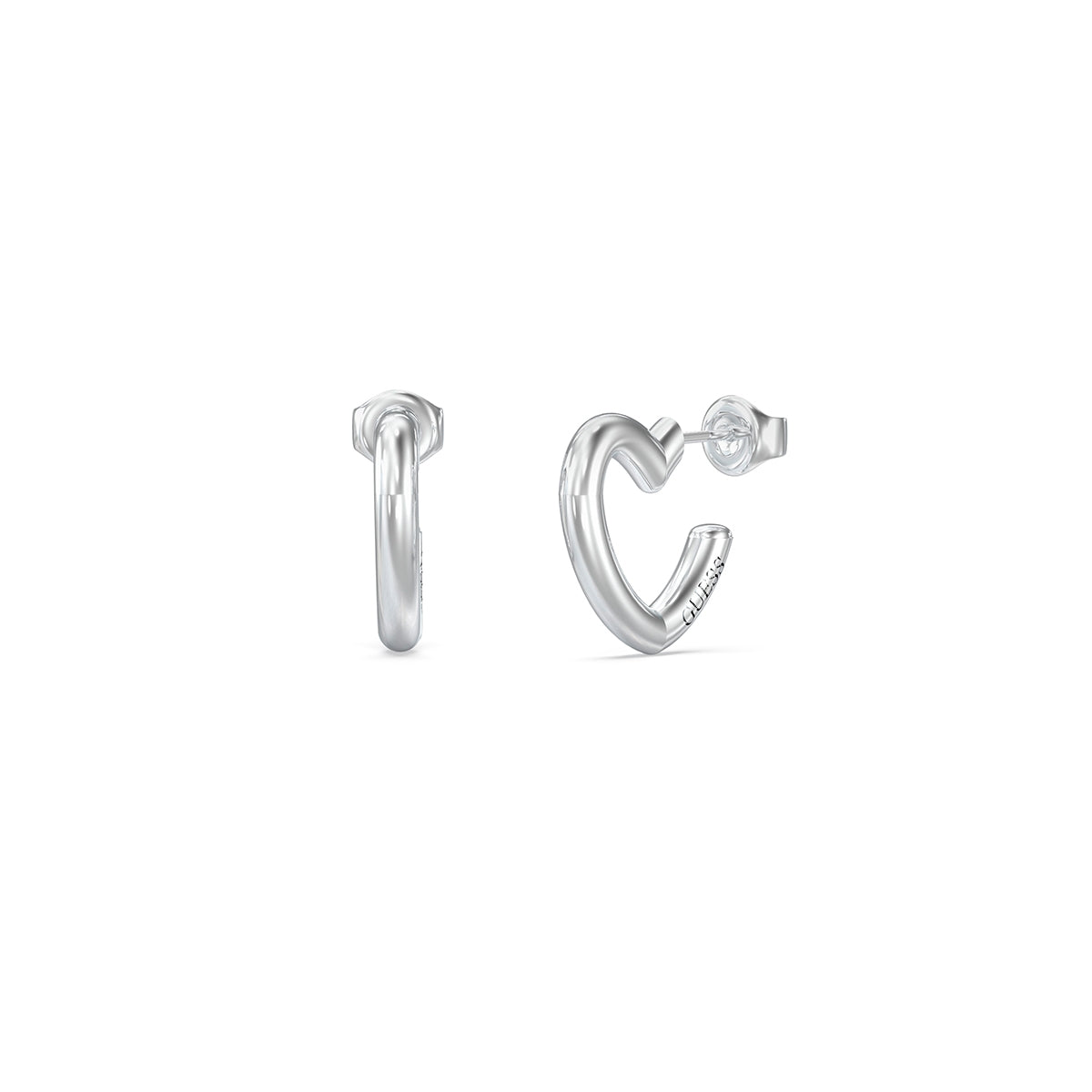 Orecchini a Lobo Stella Cristalli Guess Acciaio JUBE05535JWRHT-U (Coppia)