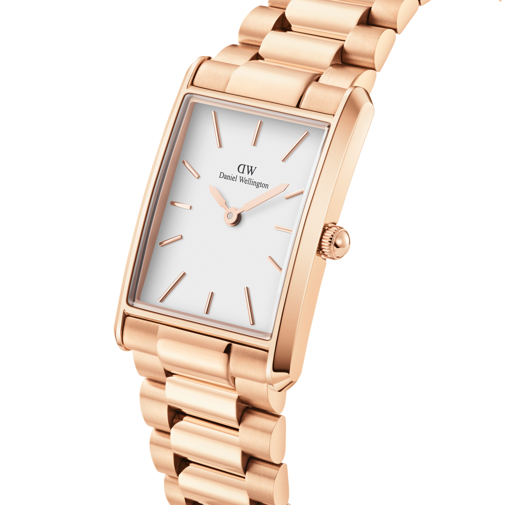 
                  
                    Daniel Wellington women's Bound 3-Link Rose Gold watch
                  
                