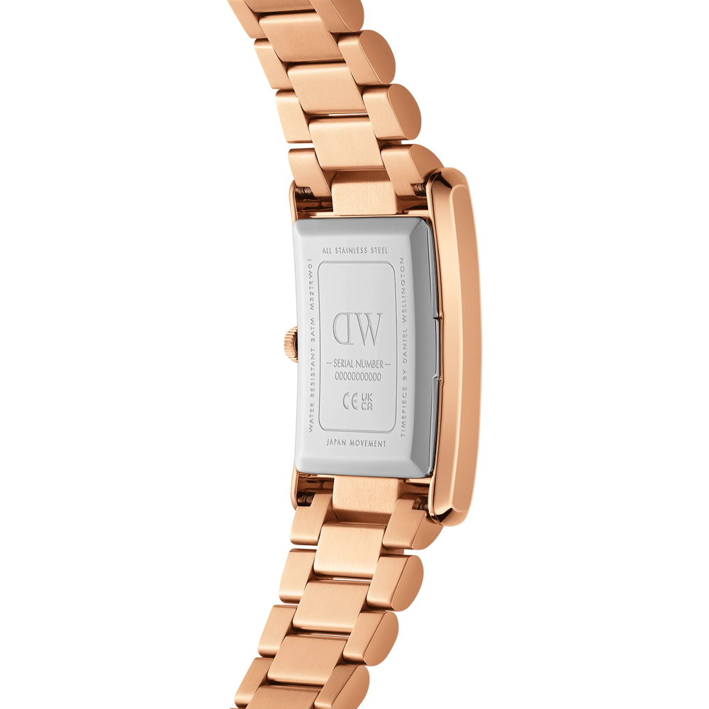 
                  
                    Daniel Wellington women's Bound 3-Link Rose Gold watch
                  
                
