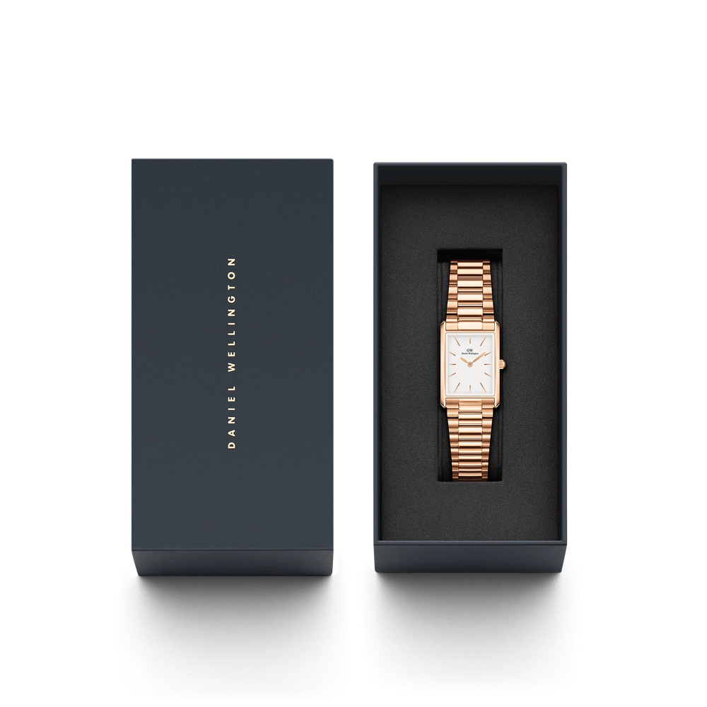 
                  
                    Daniel Wellington women's Bound 3-Link Rose Gold watch
                  
                