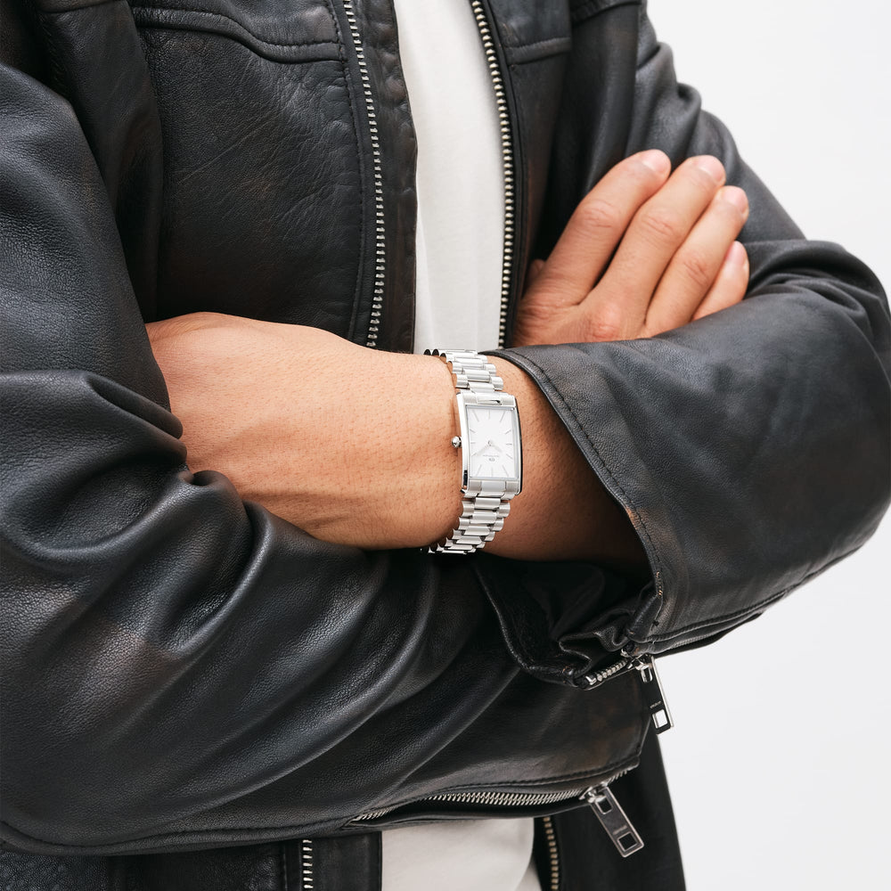 
                  
                    Daniel Wellington women's Bound 3-Link Silver watch
                  
                