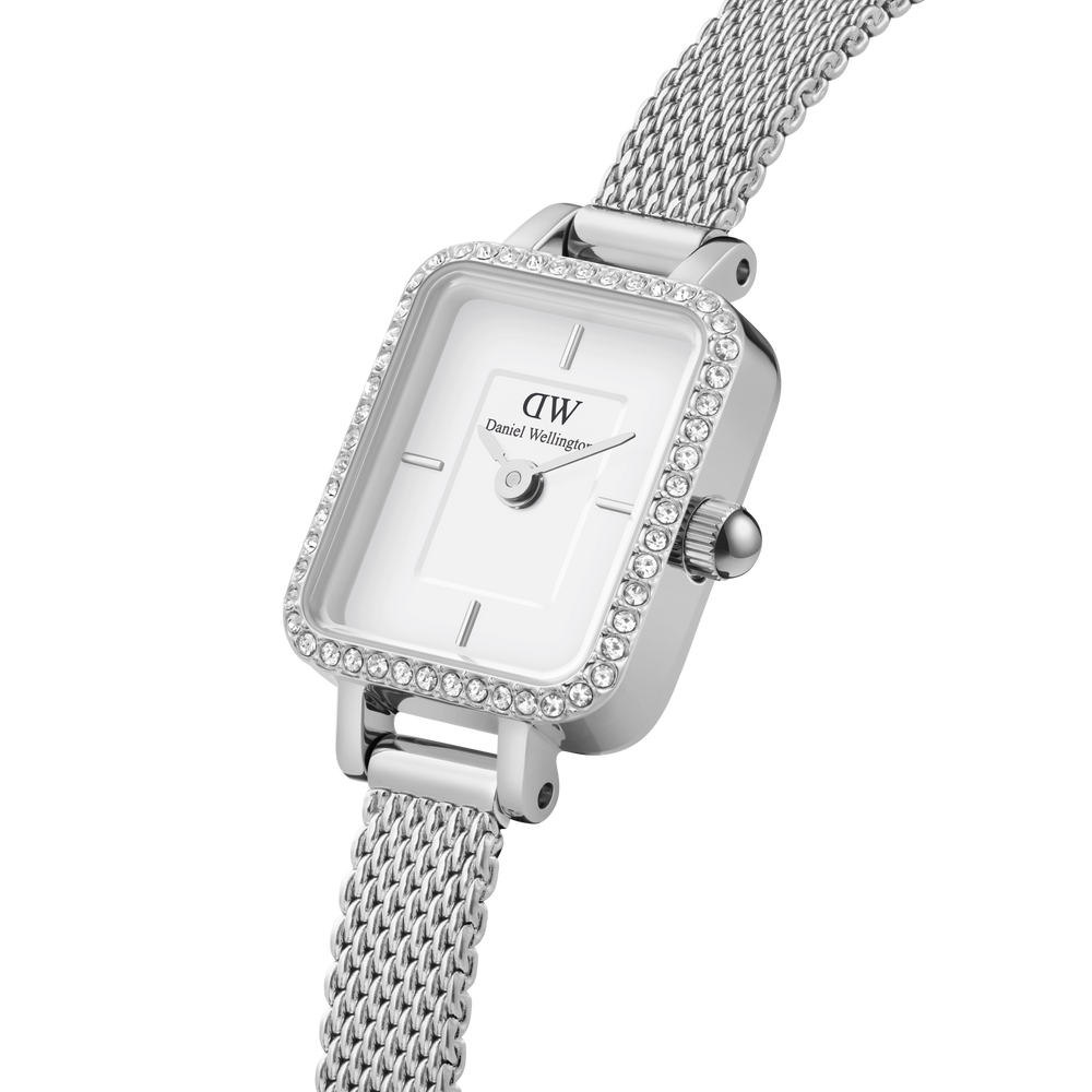 
                  
                    Daniel Wellington Quadro Mini Lumine Silver Bezel Women's Watch
                  
                