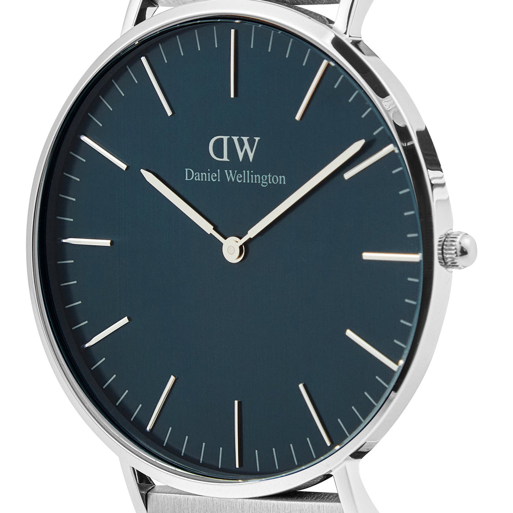 
                  
                    Daniel Wellington Classic Piano Link Arctic Silver men's watch DW00100776
                  
                