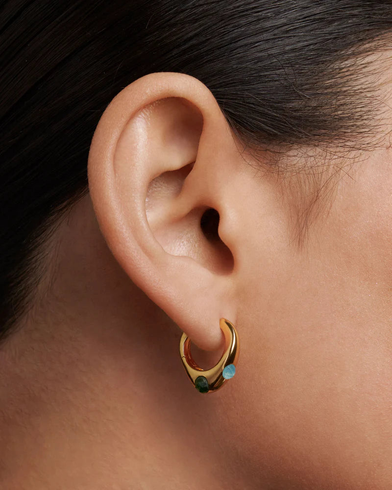 
                  
                    PDPAOLA Coral Hoop Earrings
                  
                