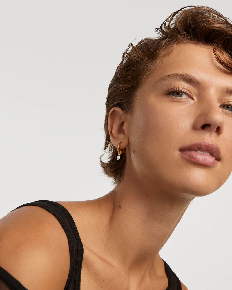 
                  
                    PDPAOLA Lily Peach Hoop Earrings
                  
                