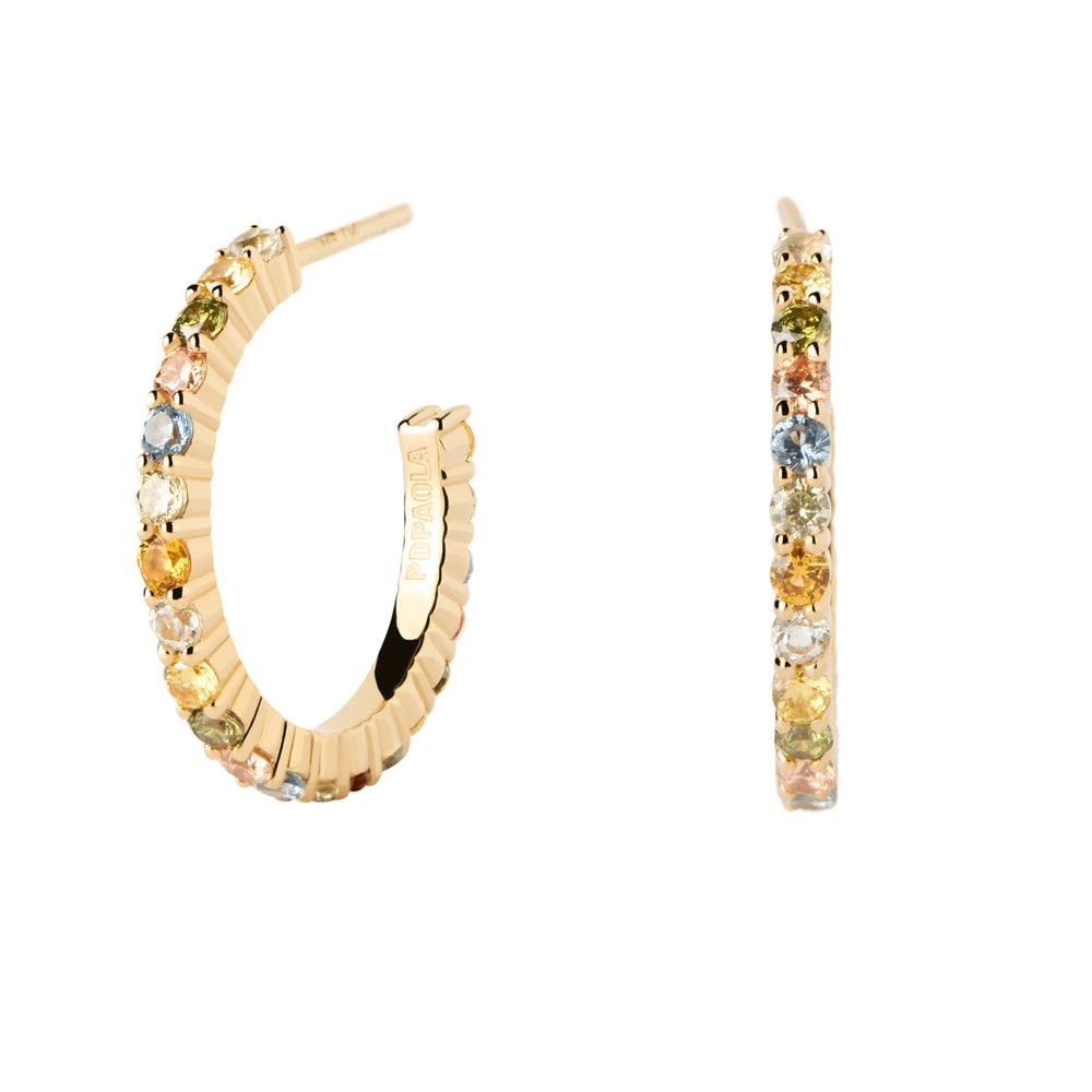 
                  
                    PDPAOLA Rainbow Hoop Earrings AR01-B96-U
                  
                