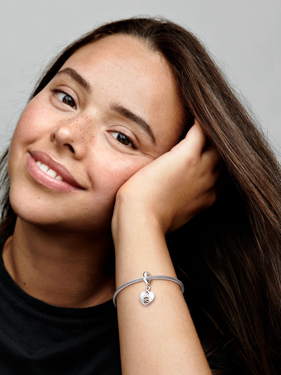 Pandora Friends Forever Heart Pendant Charm 799294C01