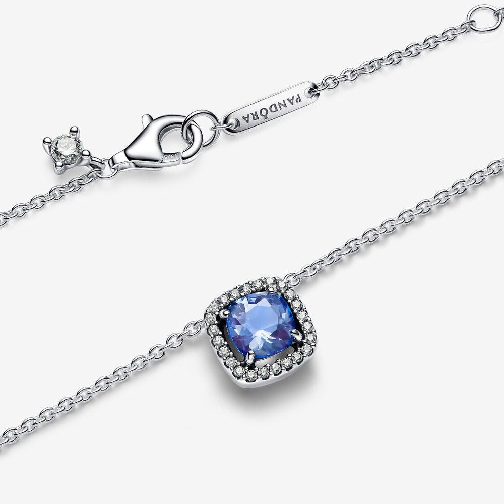 
                  
                    Pandora Blue Square Light Point Necklace 393560C01-45
                  
                