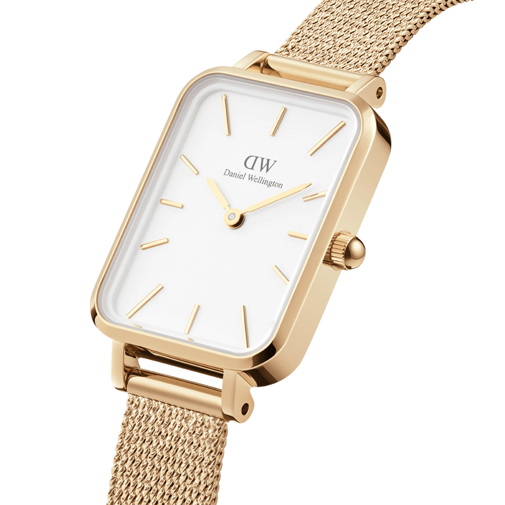 
                  
                    Daniel Wellington Quadro Pressed Evergold Watch DW00100556-DANIEL WELLINGTON-Eldorado Jewels
                  
                