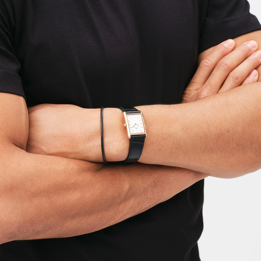 
                  
                    Daniel Wellington Bound Black Crocodile Rose Gold Watch DW00100698-DANIEL WELLINGTON-Eldorado Jewels
                  
                