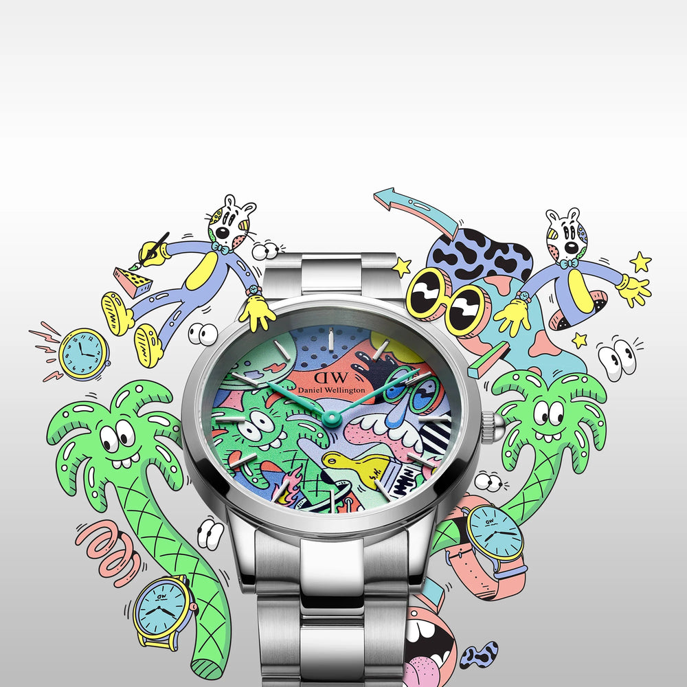 
                  
                    Steven Harrington x DW Watch: Iconic Link Multicolor DW00100734
                  
                