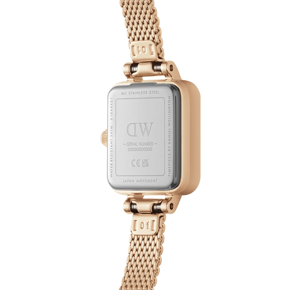 
                  
                    Daniel Wellington Quadro Mini Melrose Rose Gold Amber Watch
                  
                
