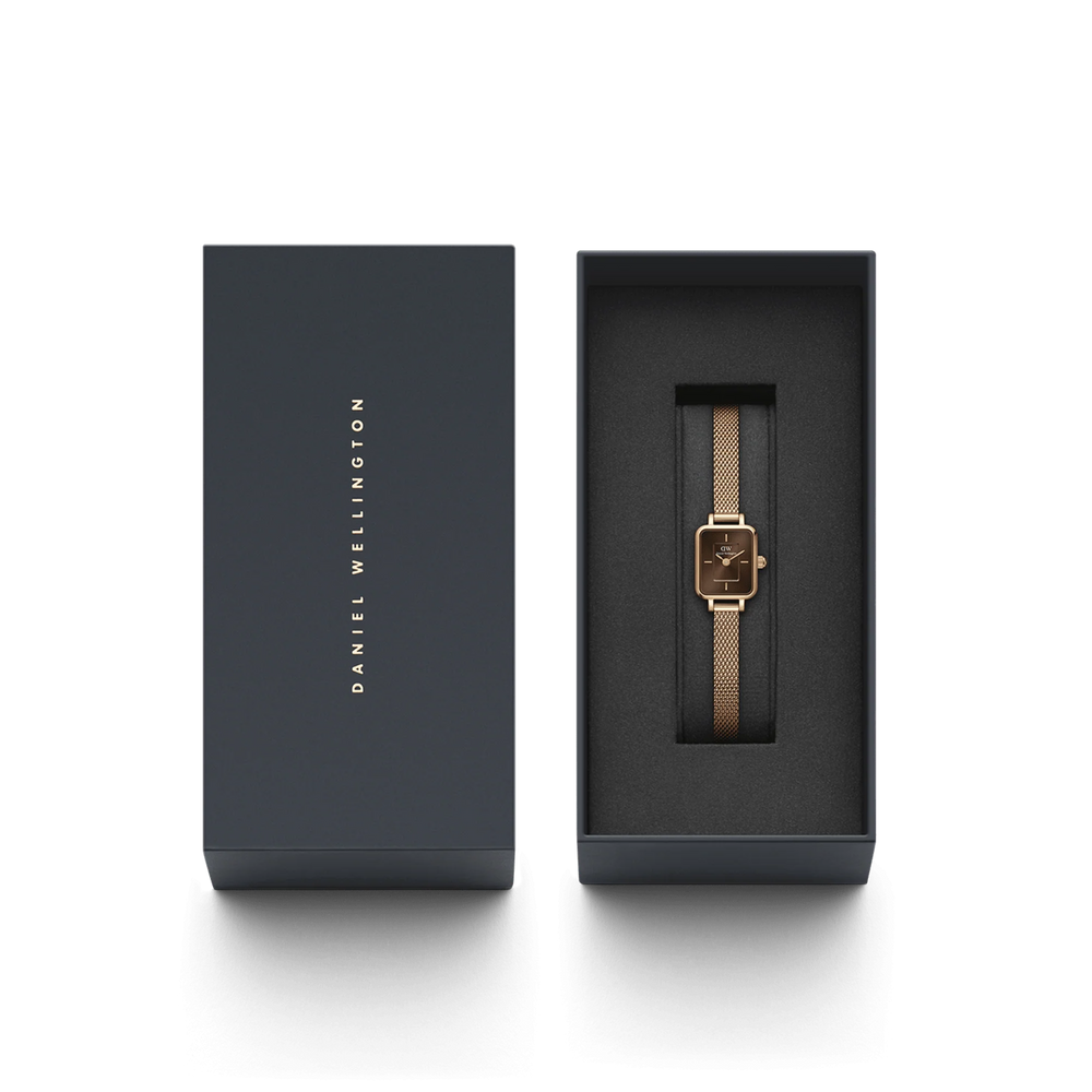 
                  
                    Daniel Wellington Quadro Mini Melrose Rose Gold Amber Watch
                  
                